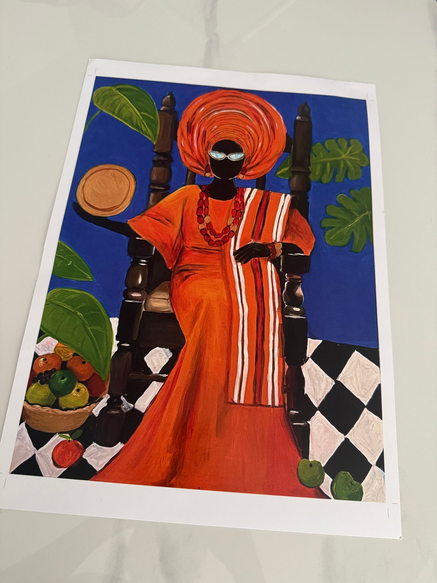 Prints: Queen of pentacles